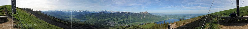 Panoramaic image Gnipen (peak cross)