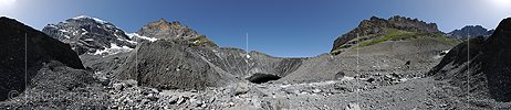 360° Panoramafoto Gamchigletscher (Stand 7.2012)