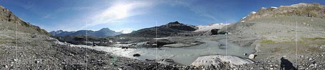 360° Panorama photo Schwarzberg glacier (Date 8.2012)