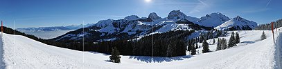 Gigapixel Panoramafoto Gurnigel (Gantrisch, Gantrischkette)