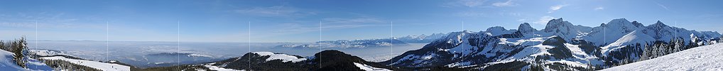 Panorama Blick vom Selibüel Richtung Osten