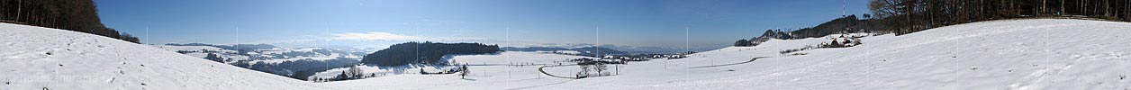 360° Panoramic image Bantiger and Ferenberg