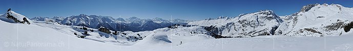 Gigapixel-Panoramafoto Walliser Alpen von der Bettmeralp