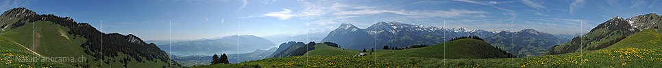 360° Gipfelpanorama Heitihubel