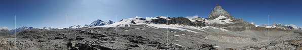 360° Panorama Matterhorn und Furgggletscher