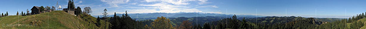 360° summit panorama Napf