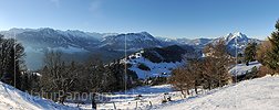 Panoramafoto Buochserhorn, Stanserhorn und Pilatus vom Bürgenstock