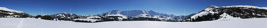 360° Panorama view Wagliseichnubel (Schrattenfluh)