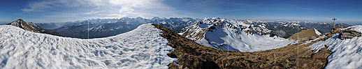 P014313: 360° Gigapixel-Gipfelpanorama Mäggiserhorn