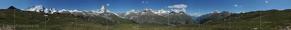 Gigapixel-Panoramafoto Matterhorn