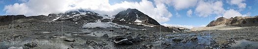 360° Panoramafoto Grüebugletscher (Stand 8.2014)