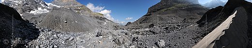 360° Panoramafoto Gamchigletscher (Stand 6.2014)