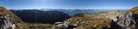 360° Gipfelpanoramafoto Sigriswiler Rothorn