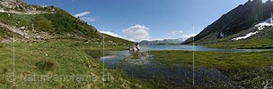Panoramic photo Chummensee (Binntal)
