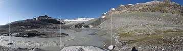 Panoramafoto Schwarzberggletscher (Stand 7.2015)