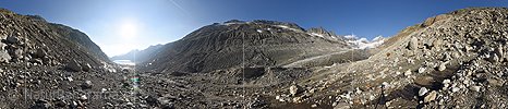 360° Panoramabild Oberaargletscher