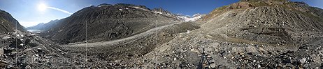 360° Panoramafoto Oberaargletscher (Stand 7.2015)