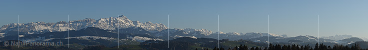 Panoramafoto Alpstein
