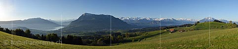 Panoramic photo Rigi and Central Switzerland from Rooterberg
