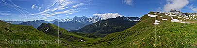 Panoramafoto Jungfrauregion