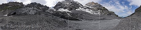 360° Panoramafoto Gamchigletscher (Stand 7.2016)