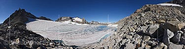 Panoramic photo Chüeboden glacier (Date 8.2016)