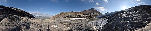360° Panoramafoto Chaltwassergletscher (Stand 8.2016)