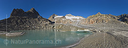 Gigapixel photo glacial lake at Tiefengletscher