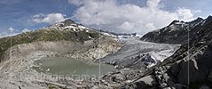 360° Panoramafoto Rhonegletscher (Stand: 6.2017)