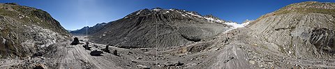 360° Panoramafoto Oberaargletscher (Stand 7.2017)
