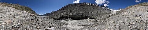 360° Panoramafoto Oberaargletscher (Stand 7.2017)