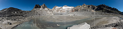 Panorama photo Tiefen Glacier (Date 17.7.2017)