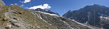Panoramic photo Anun glacier (Date 8.2017)