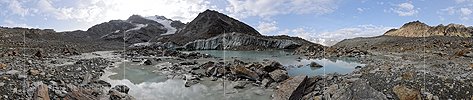 360° Panoramafoto Grüebugletscher (Stand 8.2017)