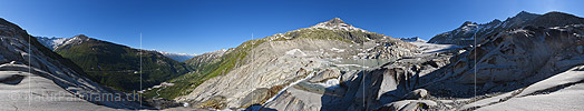 360° Panoramic photo Rhone Glacier (Date: 6.2018)