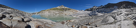 360° Panorama Rhone glacier (Date: 6.2017)