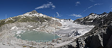 Panoramaic photo Rhone glacier (Date 6.2018)