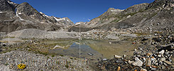 Panoramafoto Unteraargletscher
