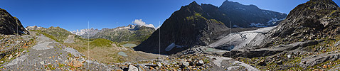 360° Panorama photo Stei glacier (Date 8.2018)