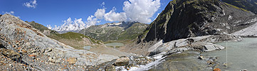 Panoramafoto Berglandschaft