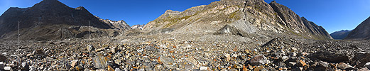 360° Panoramafoto Unteraargletscher (Stand 9.2018)