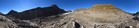 360° Panoramafoto Griesgletscher (Stand 9.2018)
