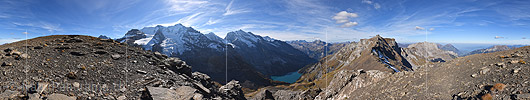 360° summit panorama Bundstock