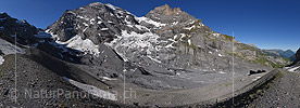 Panorama photo Gamchi glacier (Date 6.2019)