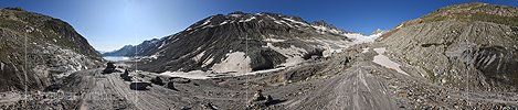 360° Panoramafoto Oberaargletscher (Stand 7.2019)