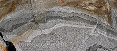 Panorama photo of band-gneiss