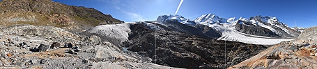 Panoramafoto Gornergletscher (Stand 9.2019)