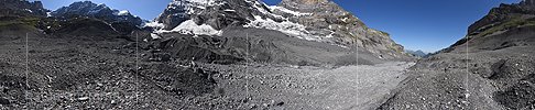 360° Panoramafoto Gamchigletscher (Stand 6.2020)
