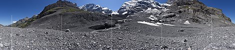 360° Panoramafoto Gamchigletscher (Stand 6.2020)