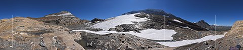 360° Panoramafoto Chaltwassergletscher (Stand 8.2020)
